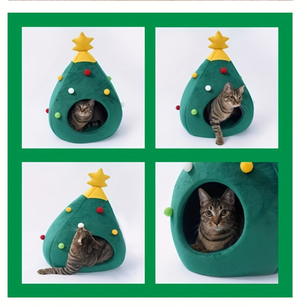 SantaPaws Christmas Tree Pet House
