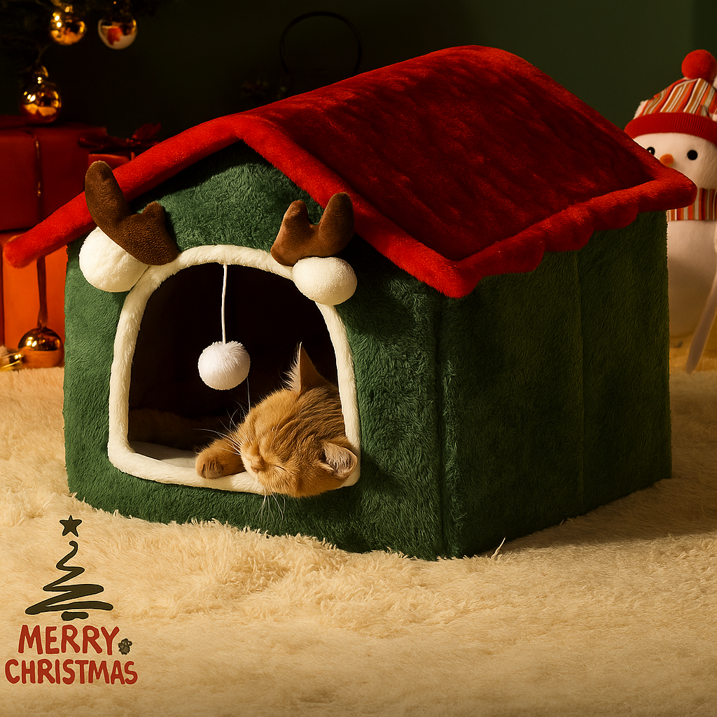 SantaPaws Snuggle Cabin