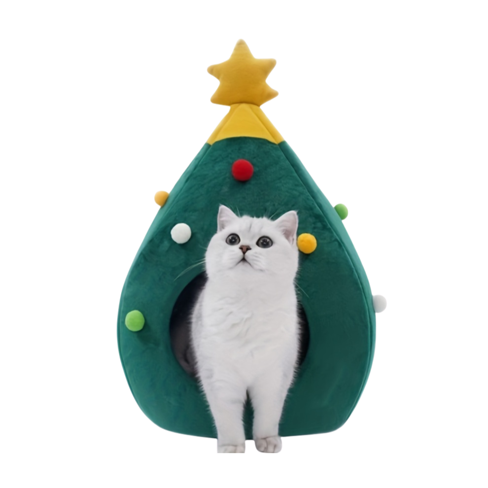 SantaPaws Christmas Tree Pet House